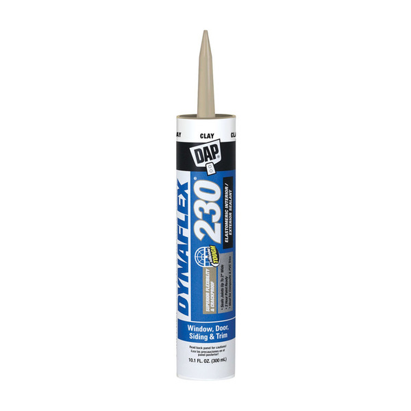 Dap Window, Door & Trim Sealant, 10.1 oz, Cartridge, Clay, Latex Base 18416